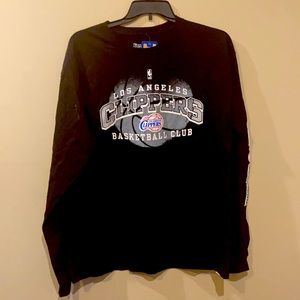 Exclusive Collection Los Angeles Clippers Basketball Club Long Sleeve Shirt XL